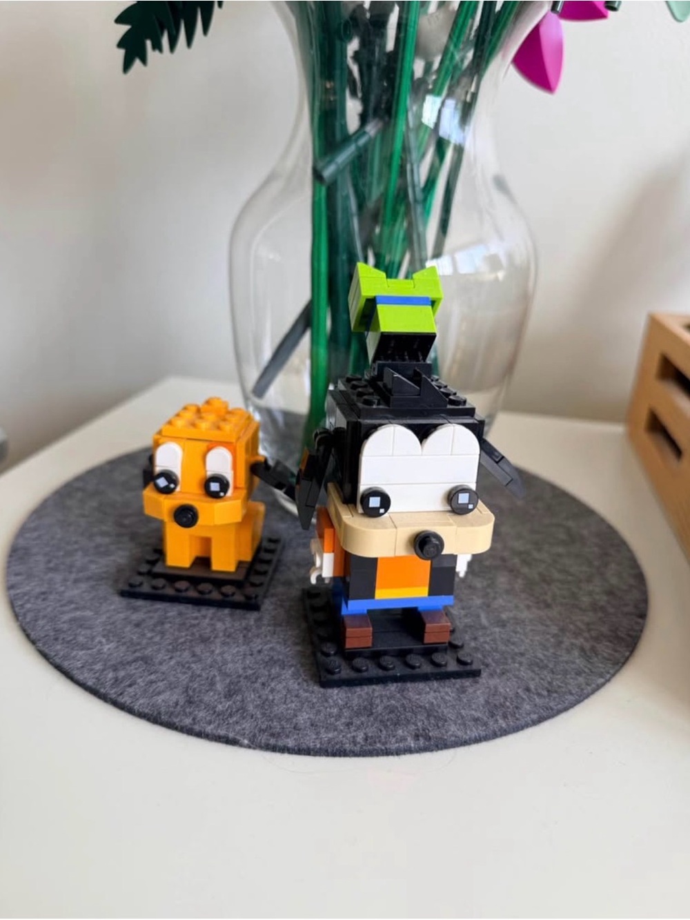 Lego Green, Black & Orange goofy Building Set